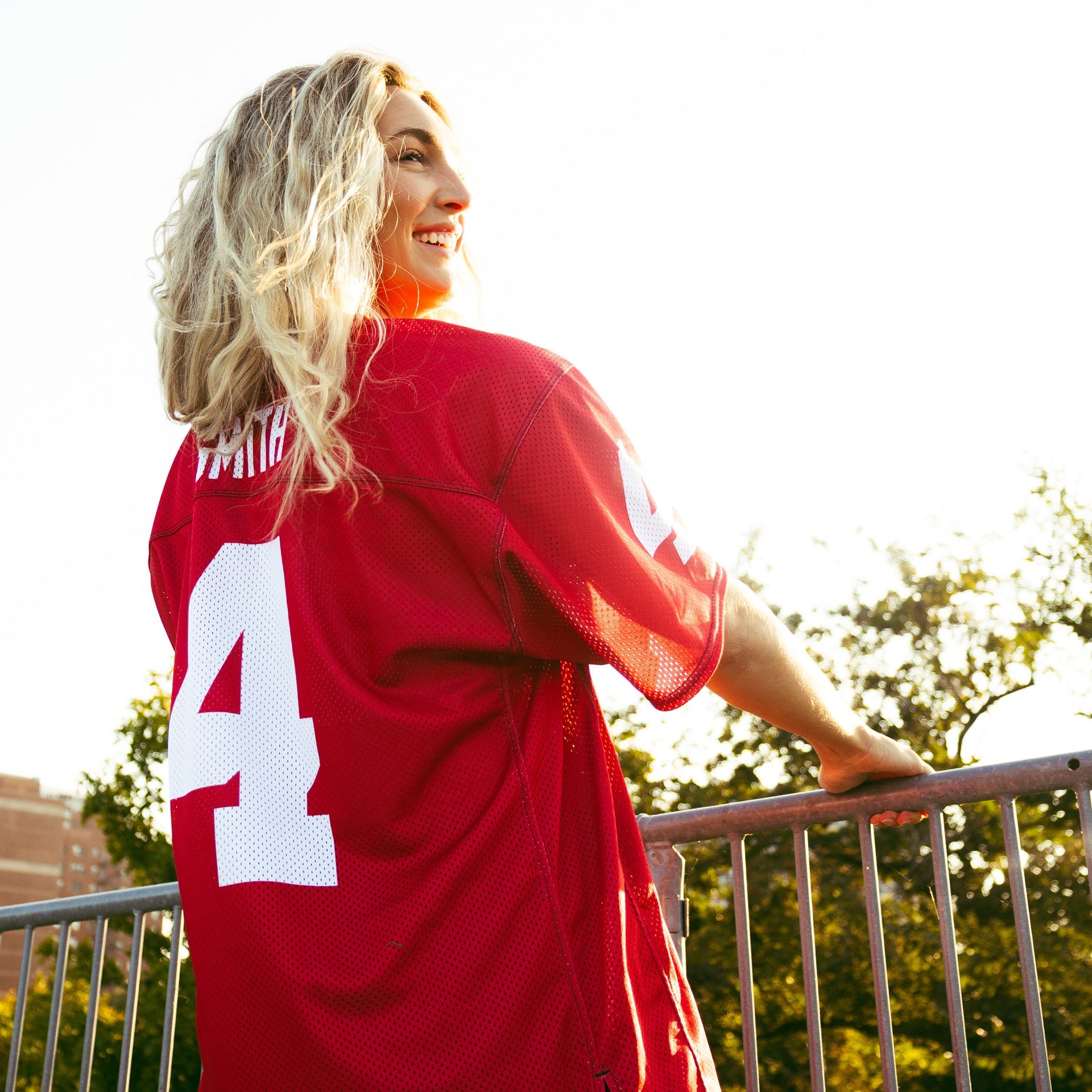 Ohio State Football Scarlet Jersey - Jeremiah Smith | #4