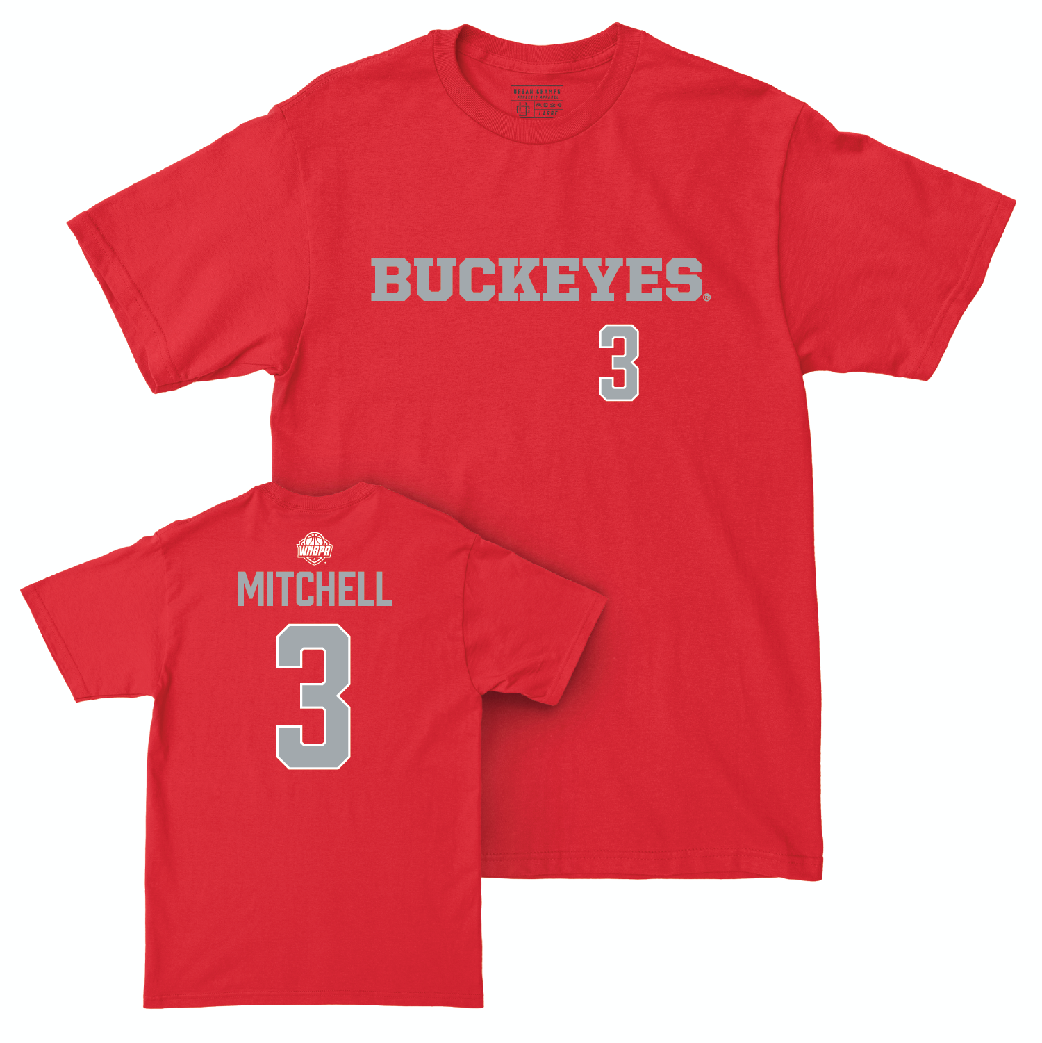 Ohio State Women's Basketball Red Sideline Tee - Kelsey Mitchell