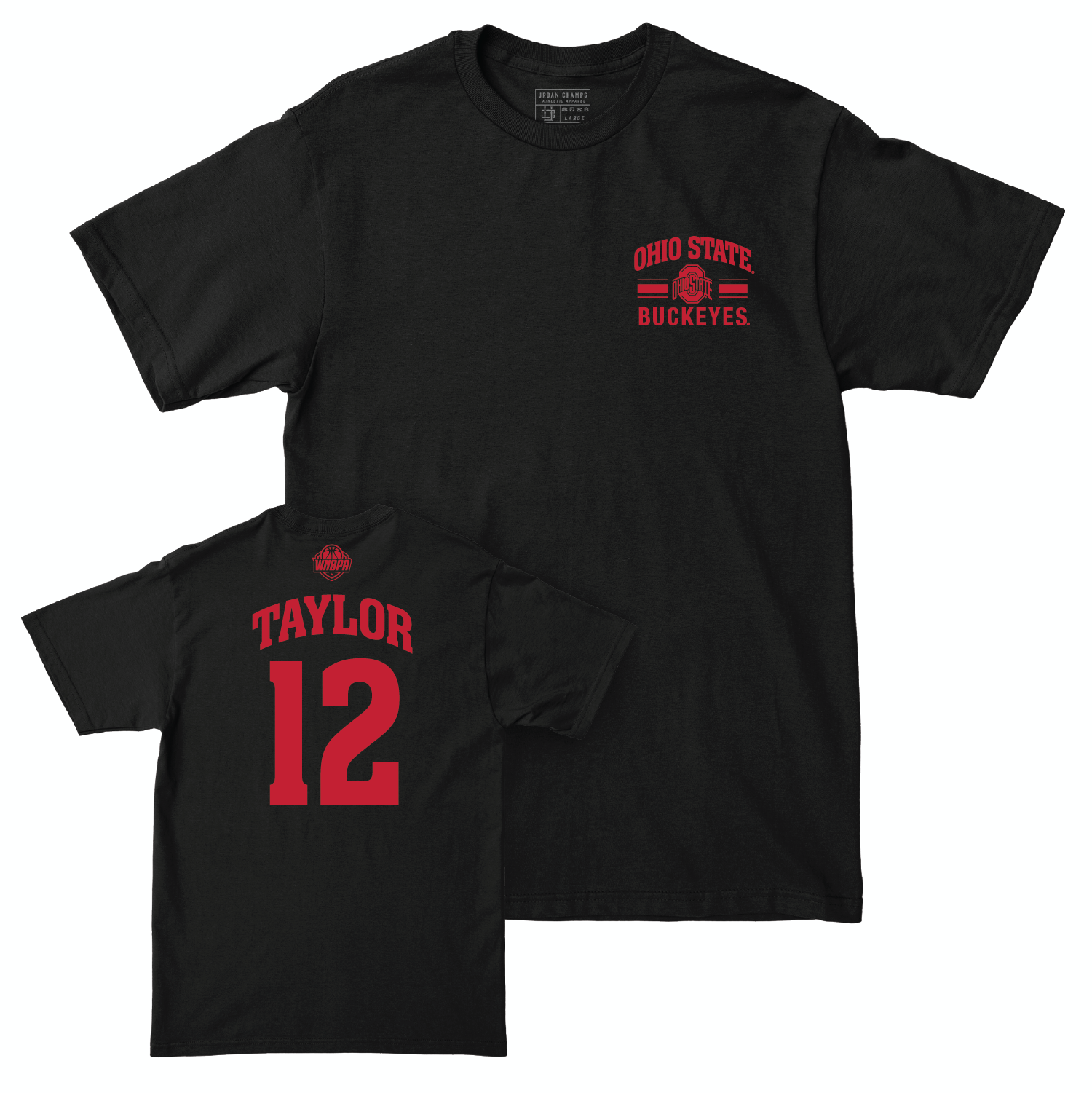 Ohio State Women's Basketball Black Victory Tee - Celeste Taylor