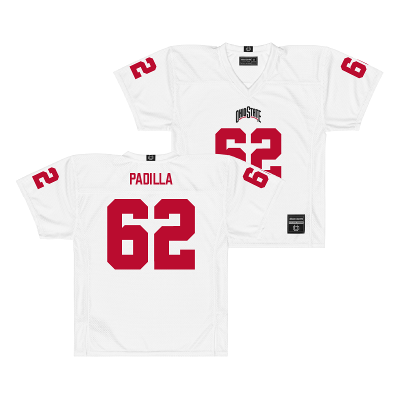 Ohio State Football White Jersey  - Joshua Padilla