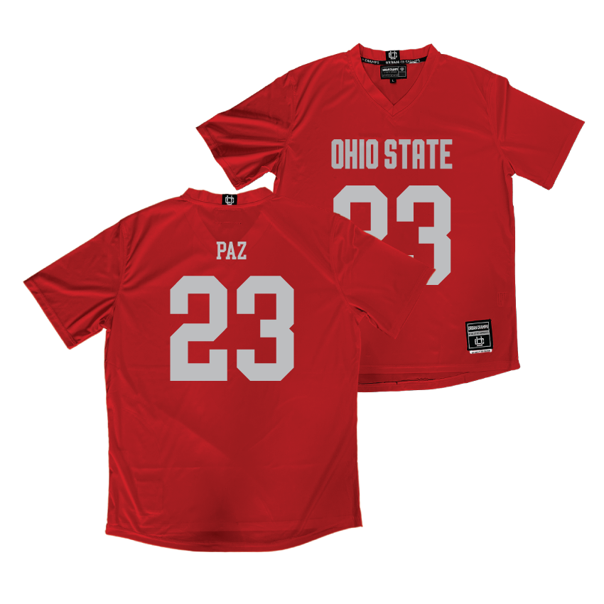 Ohio State Women's Lacrosse Red Jersey - Maddy Paz