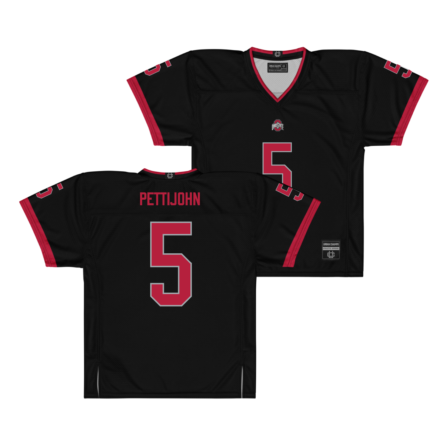 Ohio State Football Black Jersey - Riley Pettijohn