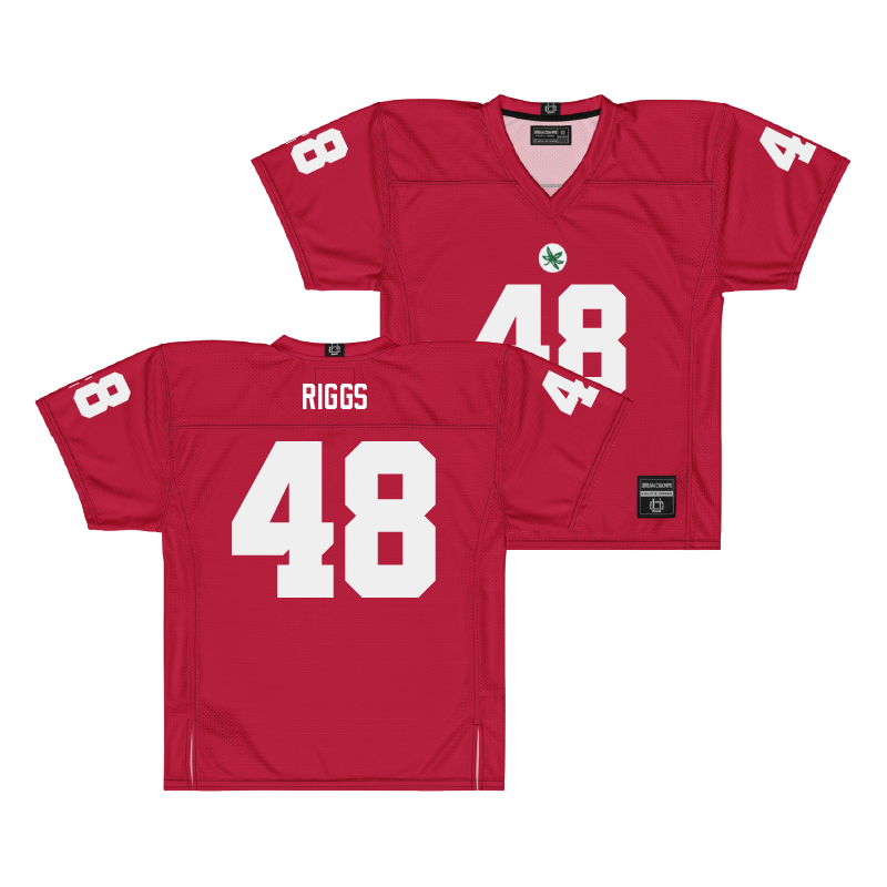 Ohio State Football Scarlet Jersey  - Dalton Riggs