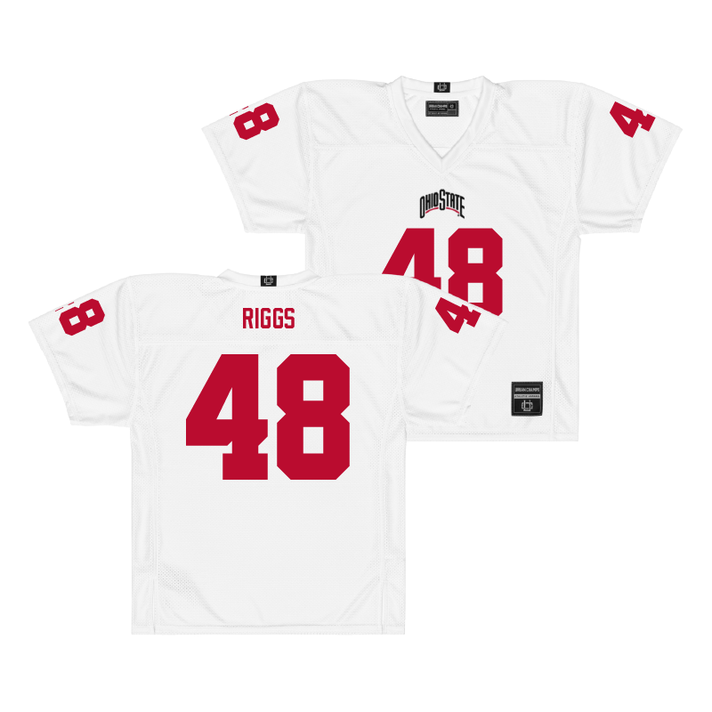 Ohio State Football White Jersey  - Dalton Riggs