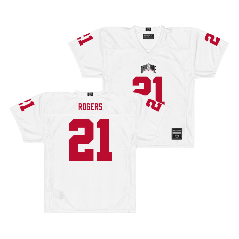 Ohio State Football White Jersey  - Anthony Rogers