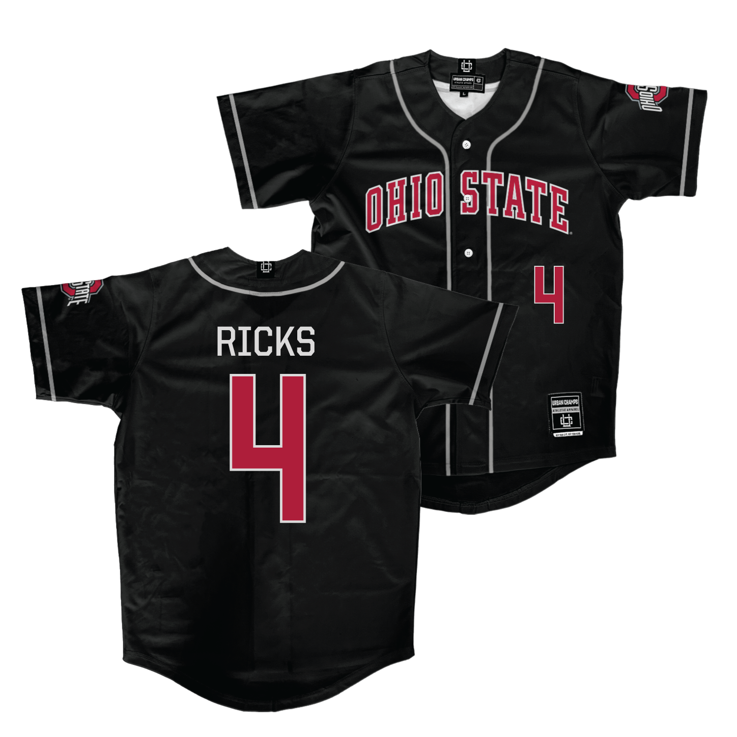 Ohio State Softball Black Jersey - Kailea Ricks