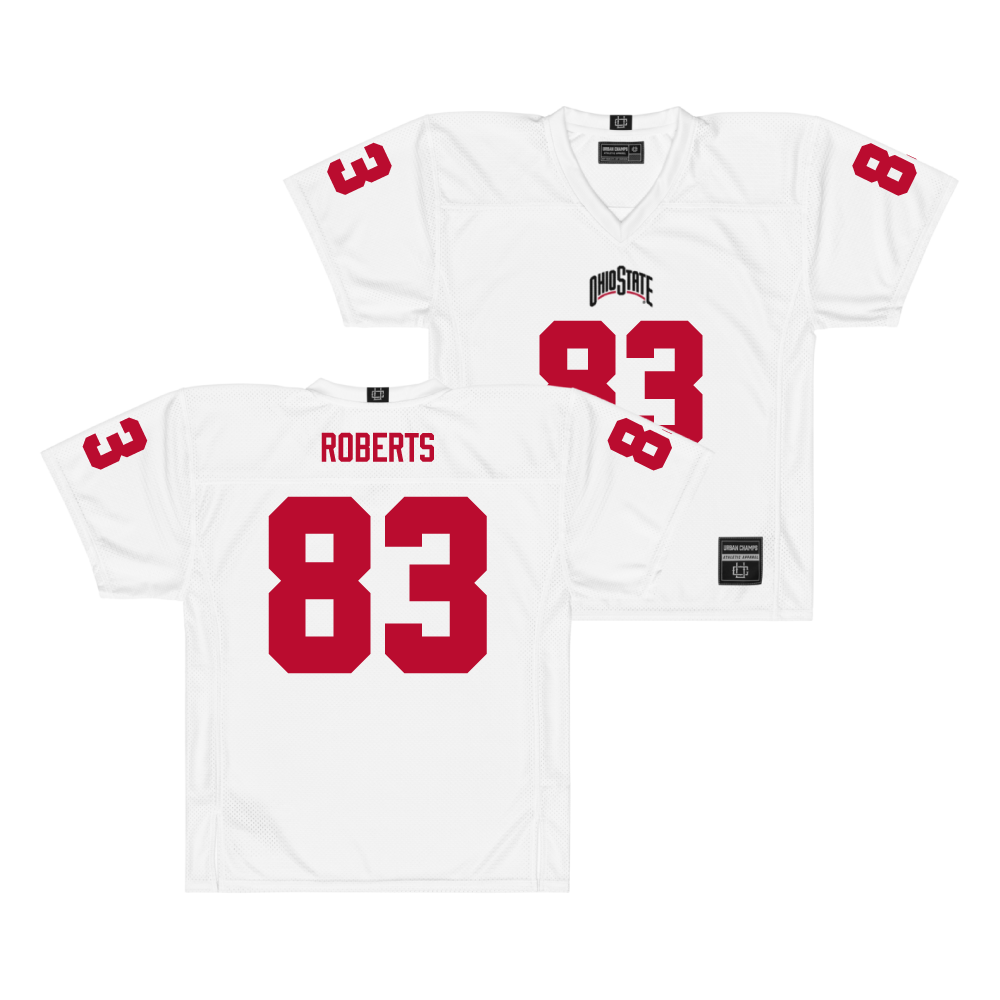Ohio State Football White Jersey - Nate Roberts