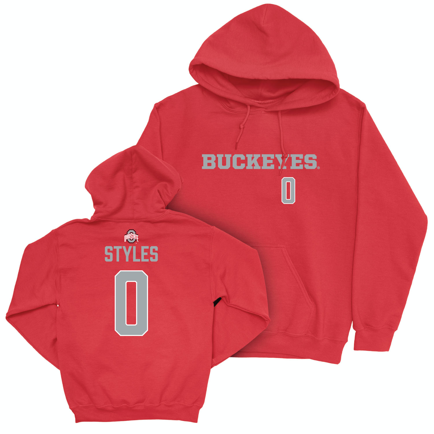 Ohio State Football Red Sideline Hoodie - Sonny Styles | #0