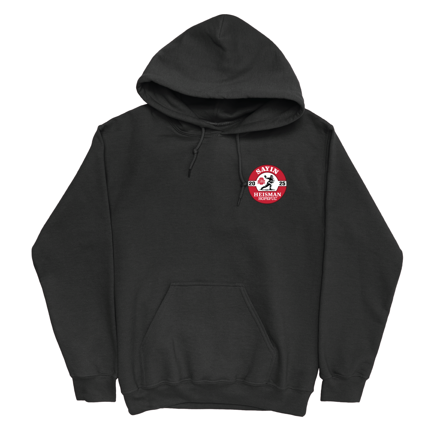 EXCLUSIVE RELEASE: Julian Sayin Heisman Button Black Hoodie