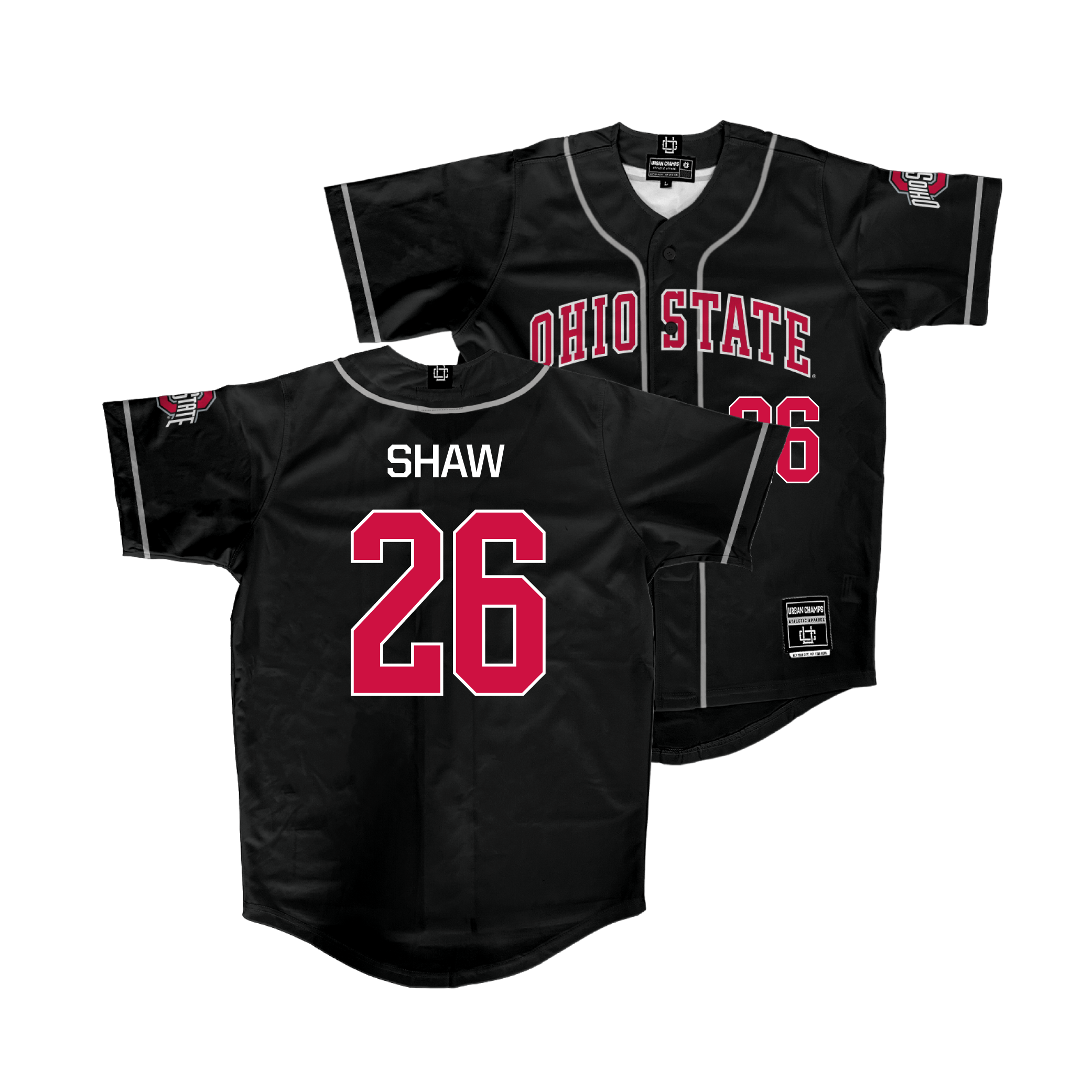 Ohio State Baseball Black Jersey - Hunter Shaw