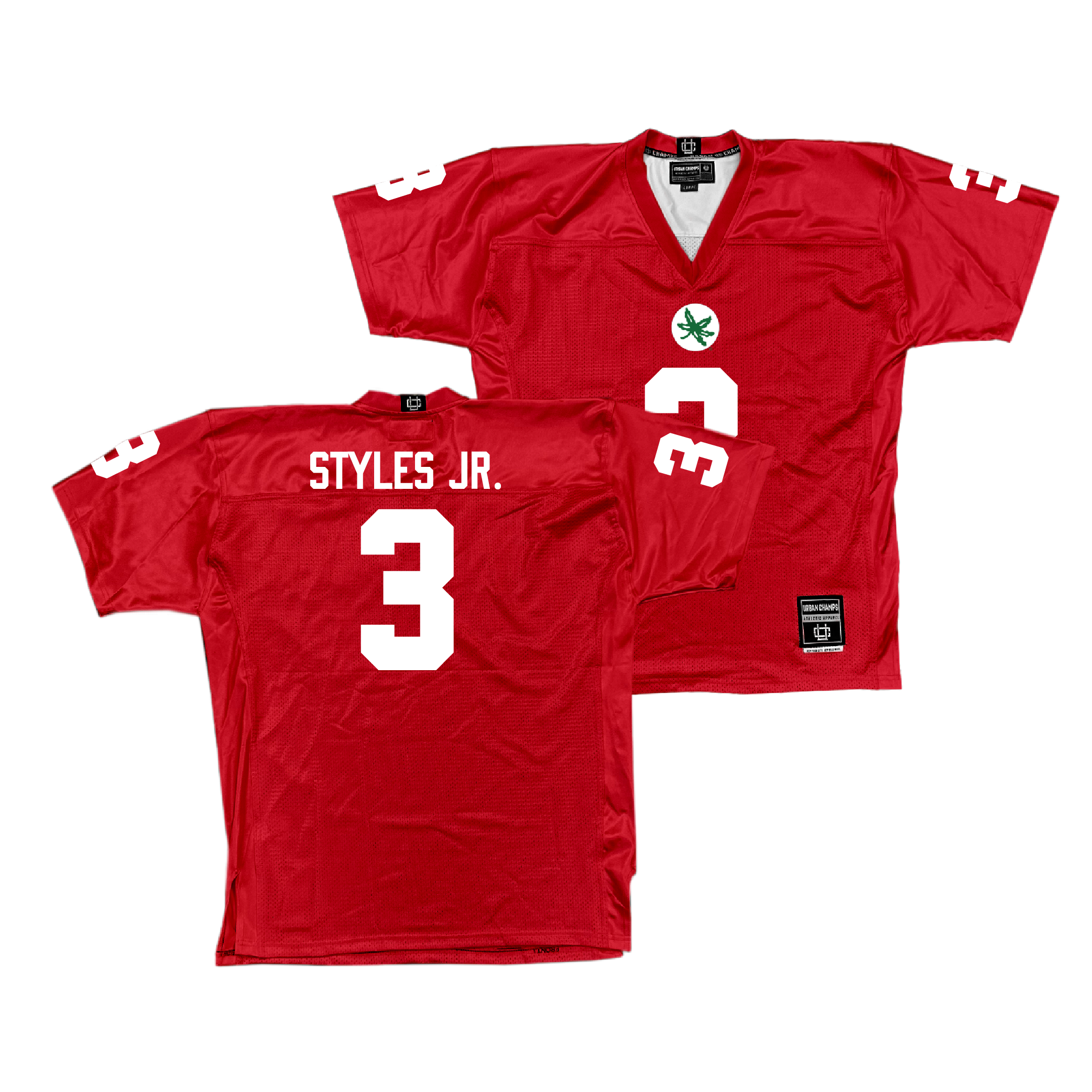 Ohio State Football Scarlet Jersey - Lorenzo Styles Jr. | #3