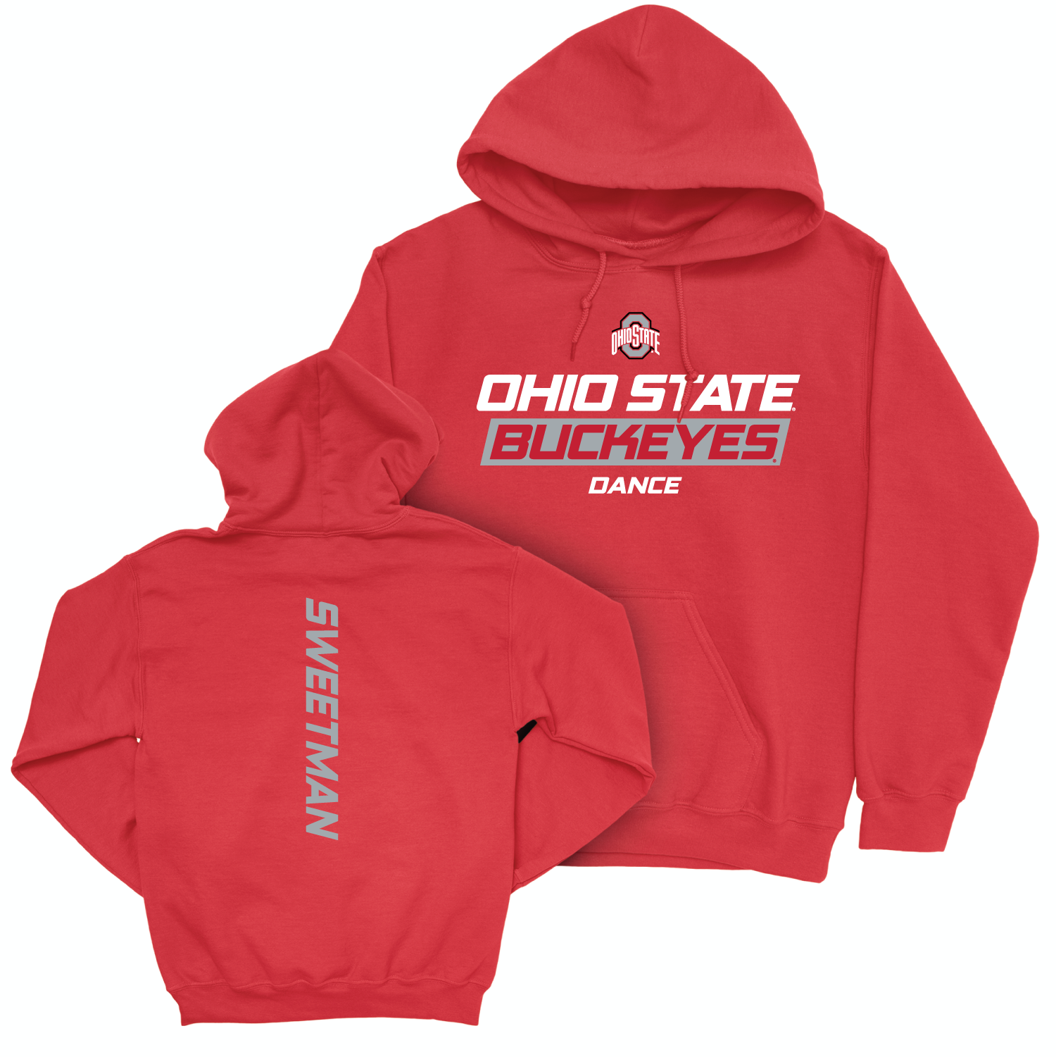 Ohio State Dance Red Rush Hoodie - Samantha Sweetman