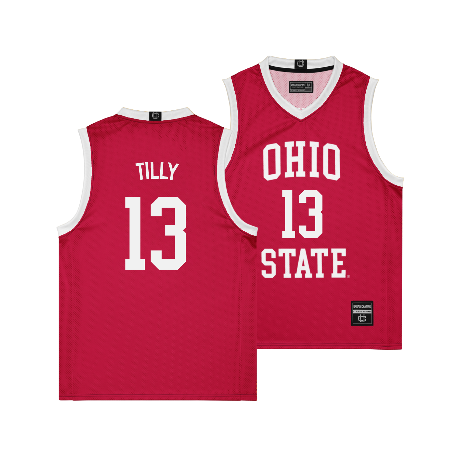 Ohio State Men's Basketball Red Jersey  - Christoph Tilly