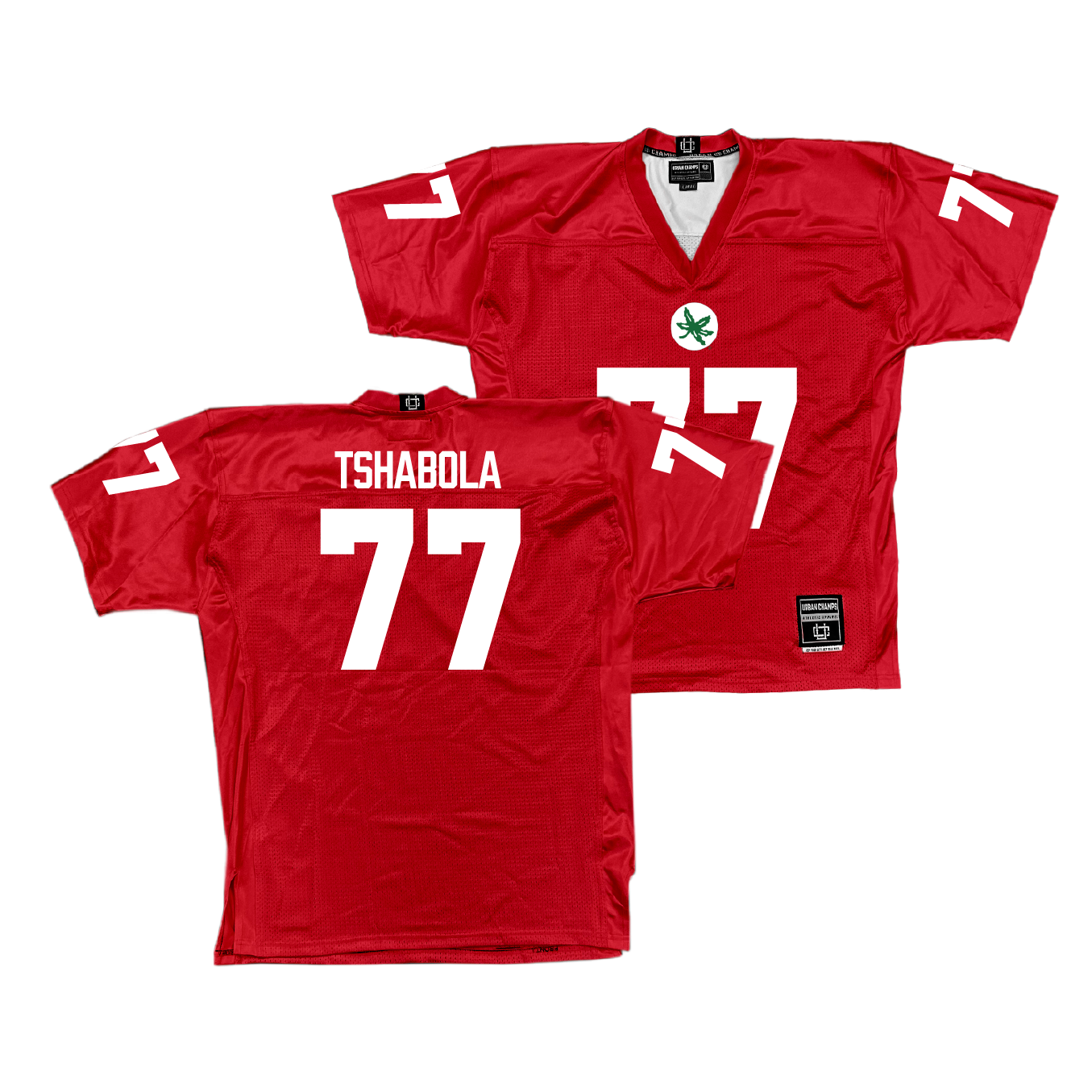 Ohio State Football Scarlet Jersey - Teg Tshabola