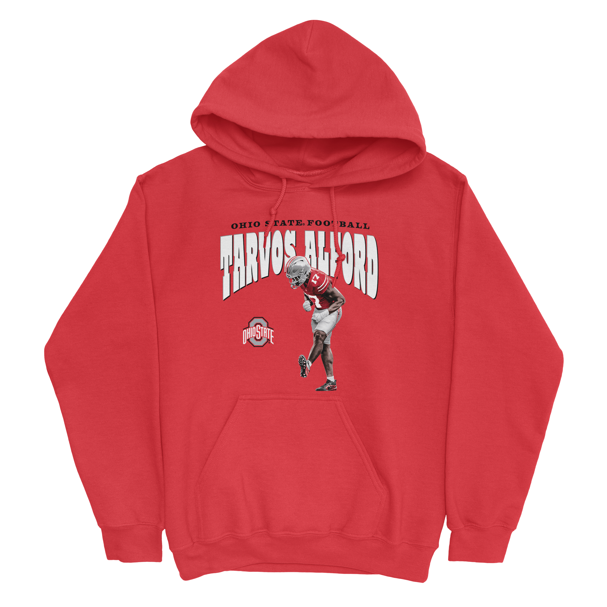 EXCLUSIVE RELEASE: Tarvos Alford Illustrated Red Hoodie