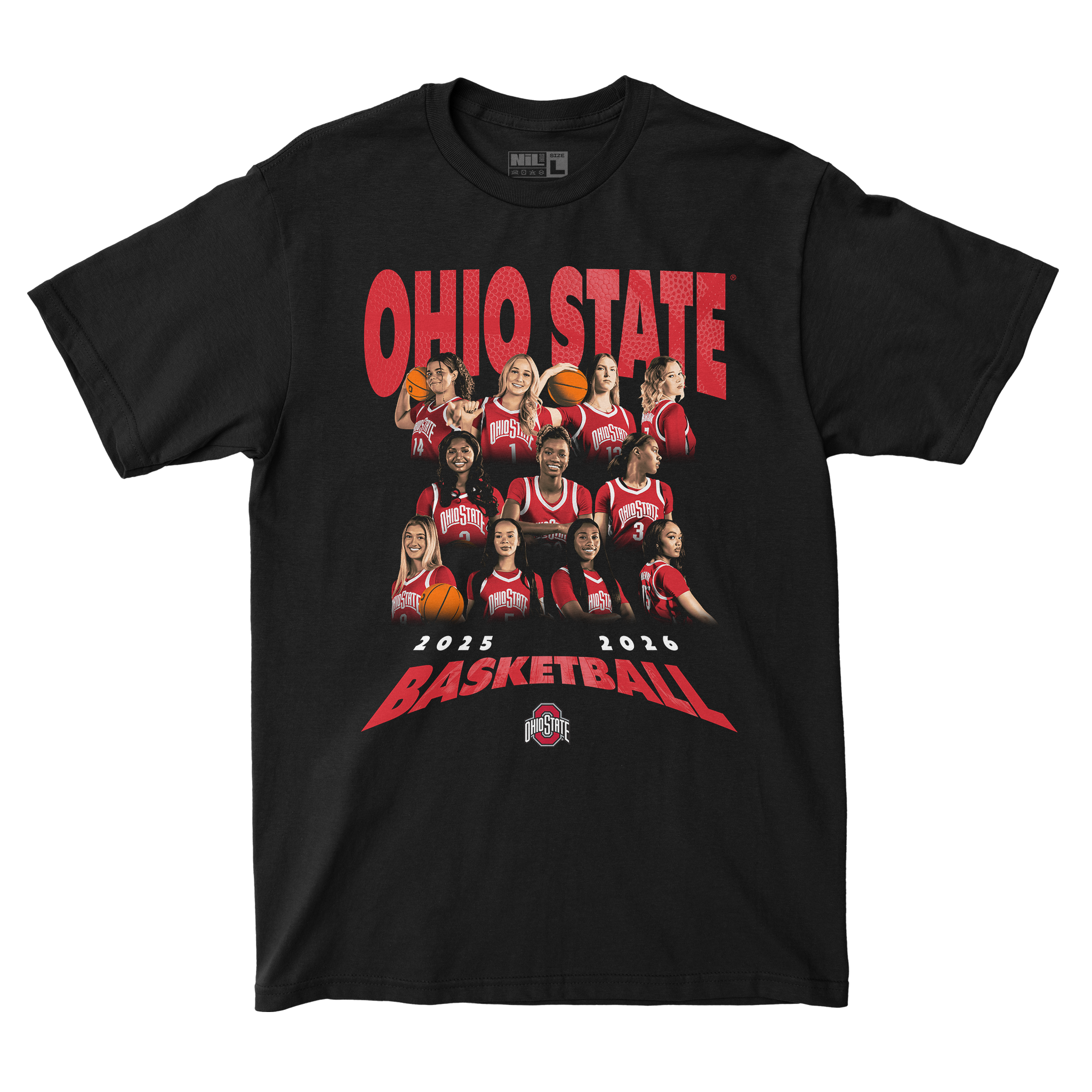EXCLUSIVE RELEASE: Ohio State WBB 2025-2026 Team Black Tee
