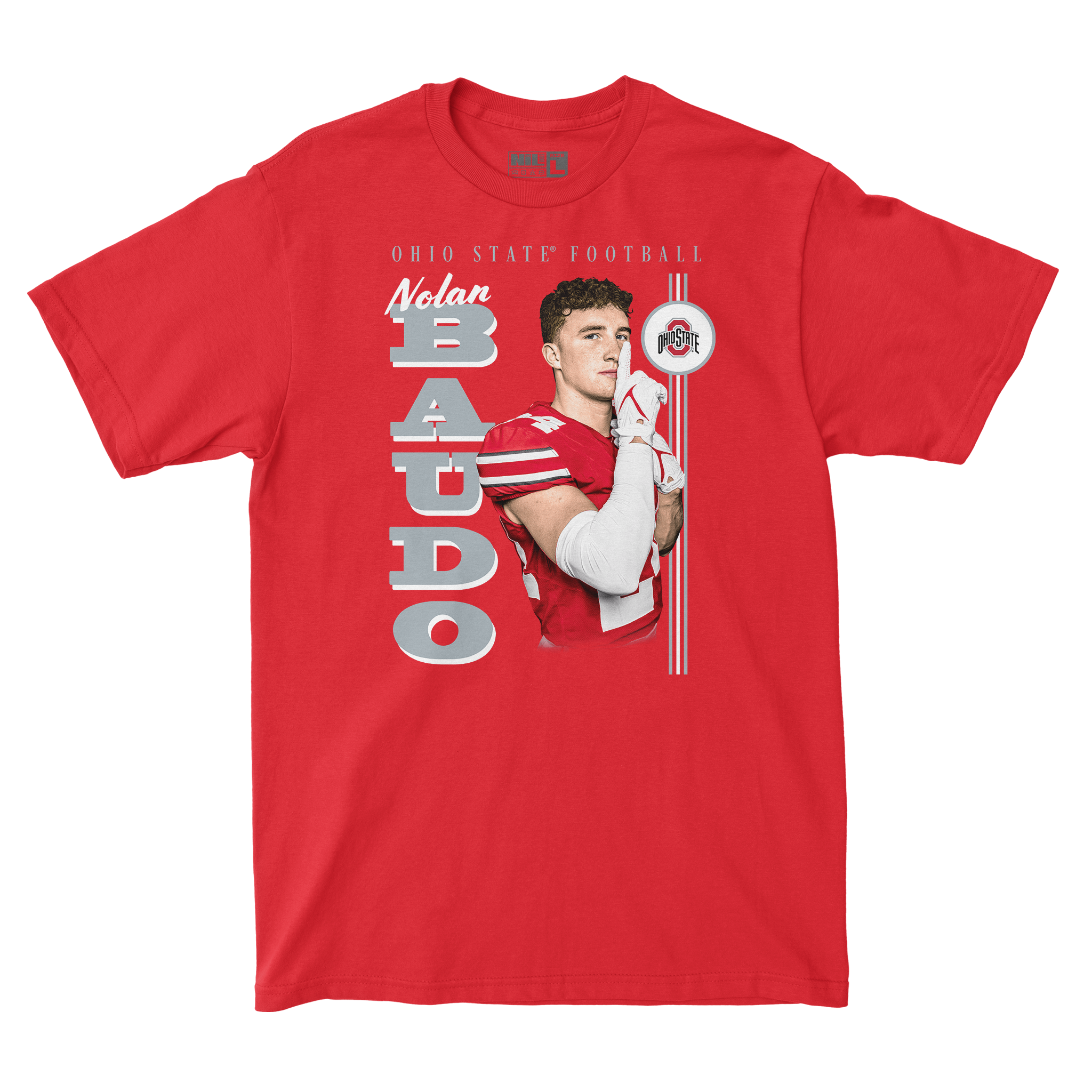 EXCLUSIVE RELEASE: Nolan Baudo Illustrated Red Tee