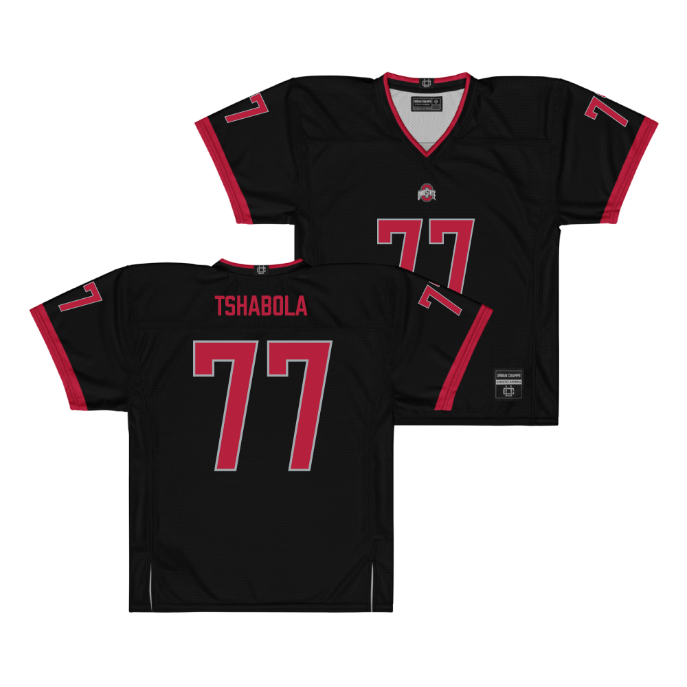 Ohio State Football Black Jersey - Teg Tshabola
