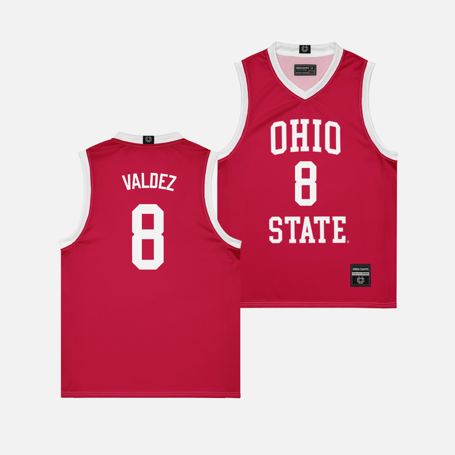 Ohio State Men's Basketball Red Jersey  - Raymond Valdez