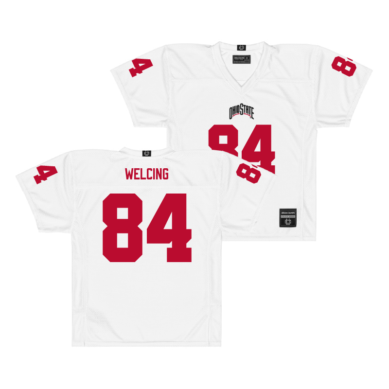 Ohio State Football White Jersey  - Hunter Welcing