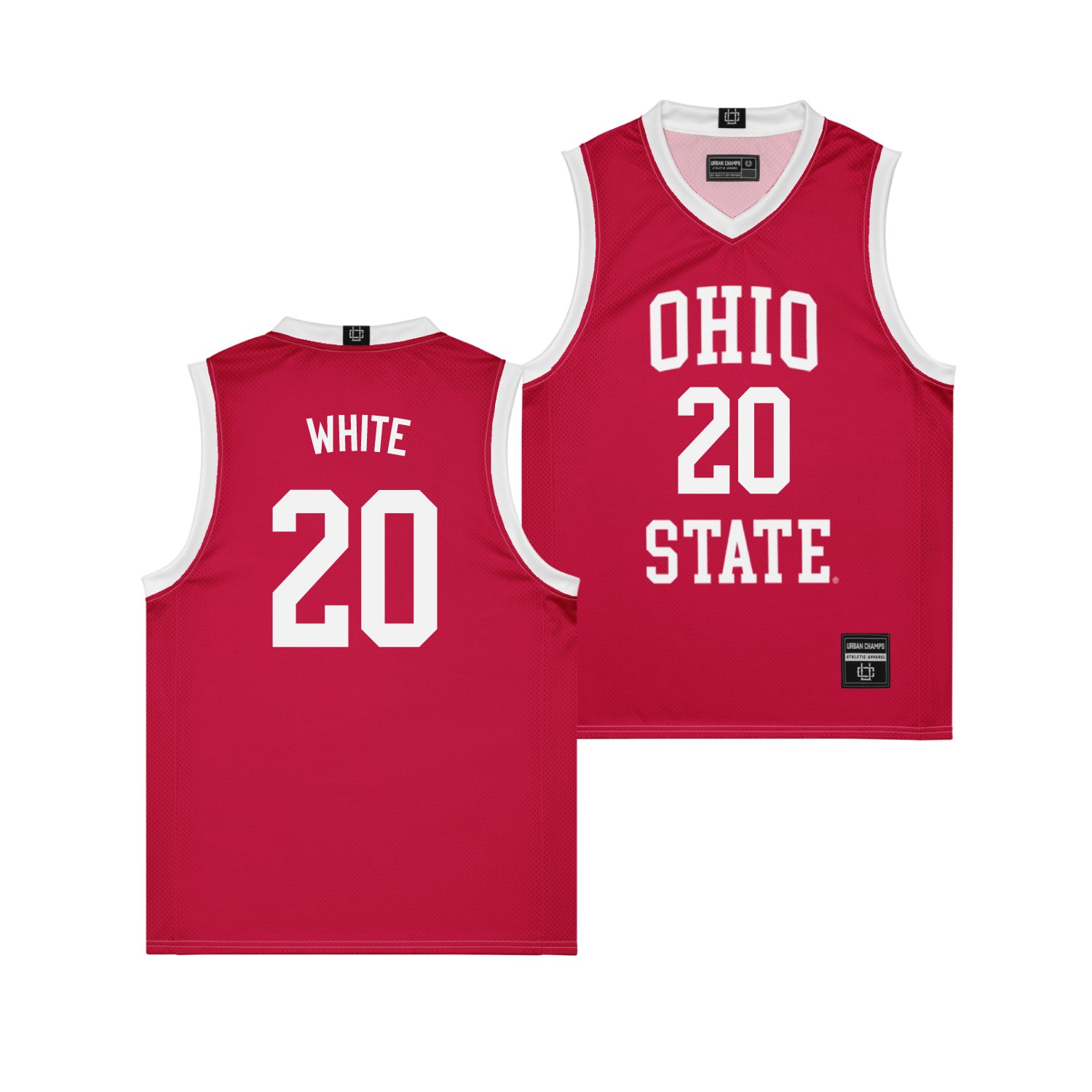Ohio State Men's Basketball Red Jersey - Colin White