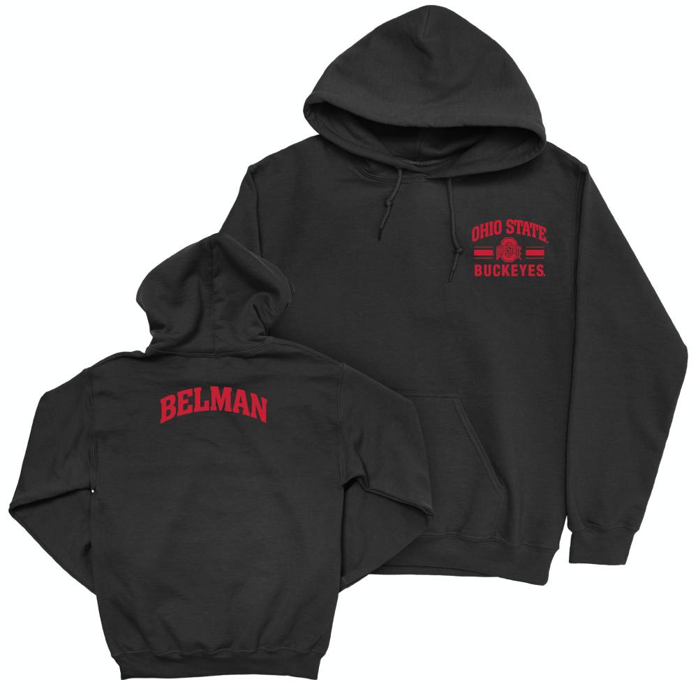 Ohio State Women's Gymnastics Black Victory Hoodie - Baylie Belman