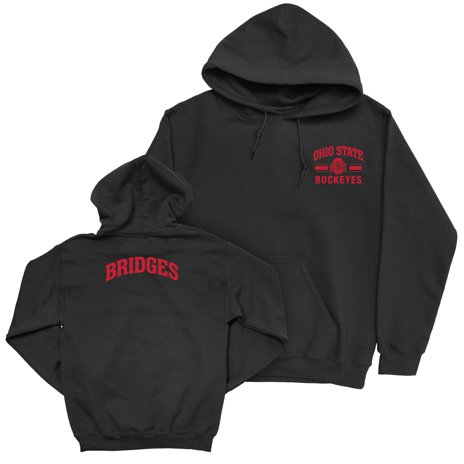 Ohio State Women's Track & Field Black Victory Hoodie - Morgan Bridges