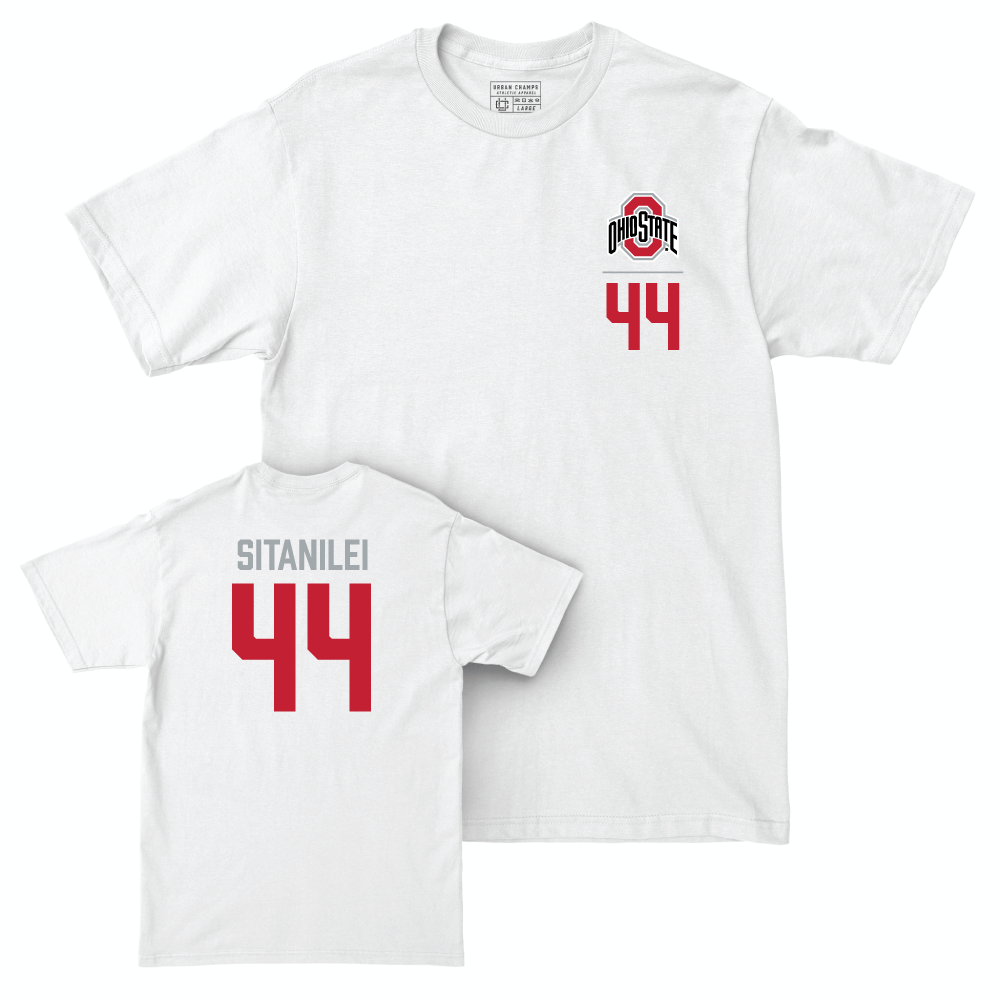 Ohio State Football White Logo Comfort Colors Tee - Epi Sitanilei