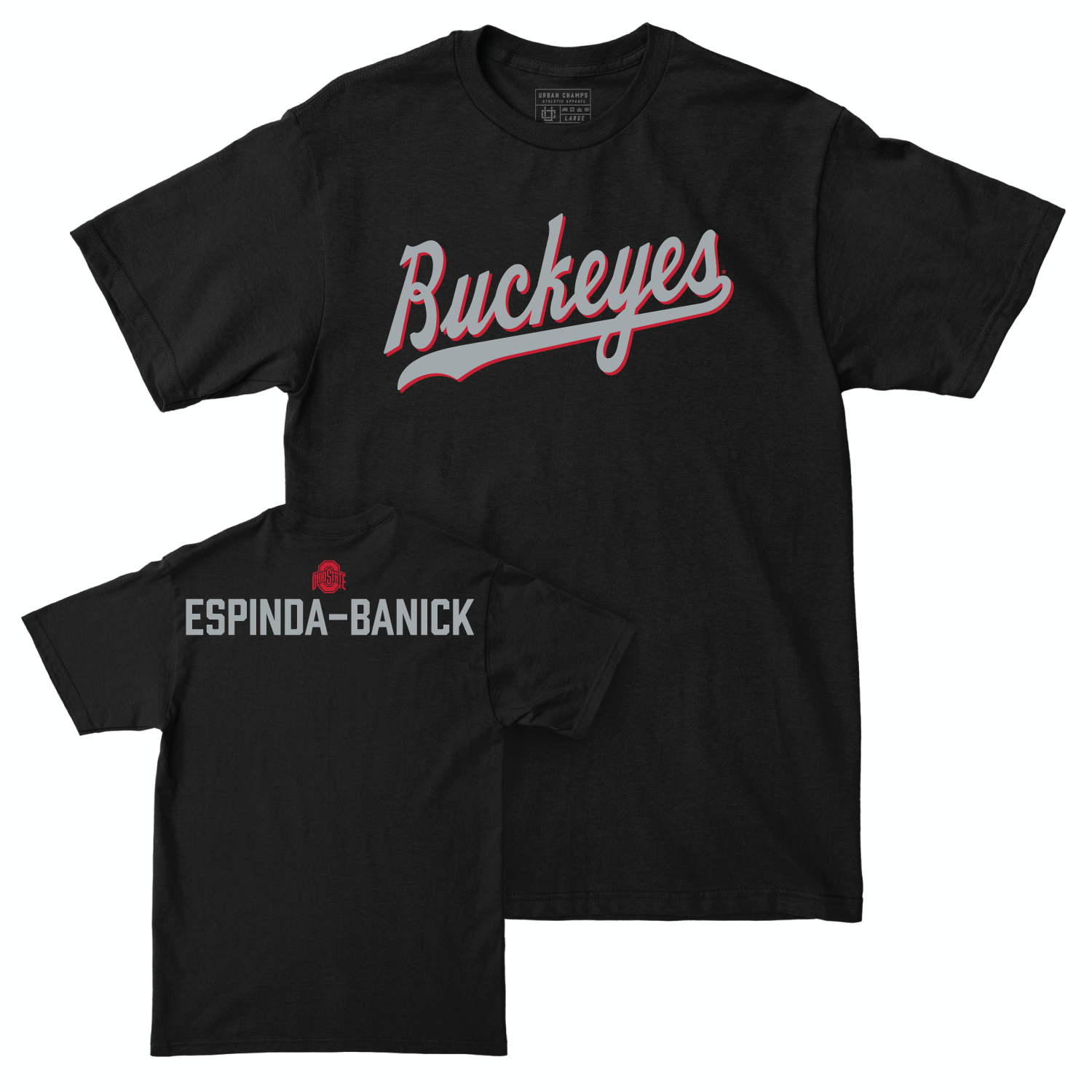 Ohio State Dance Black Script Tee - Bennet Espinda-Banick