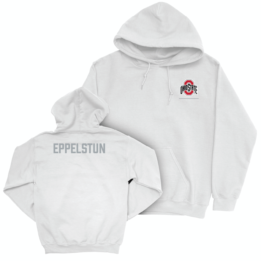 Ohio State Women's Golf White Logo Hoodie - Sophie Eppelstun