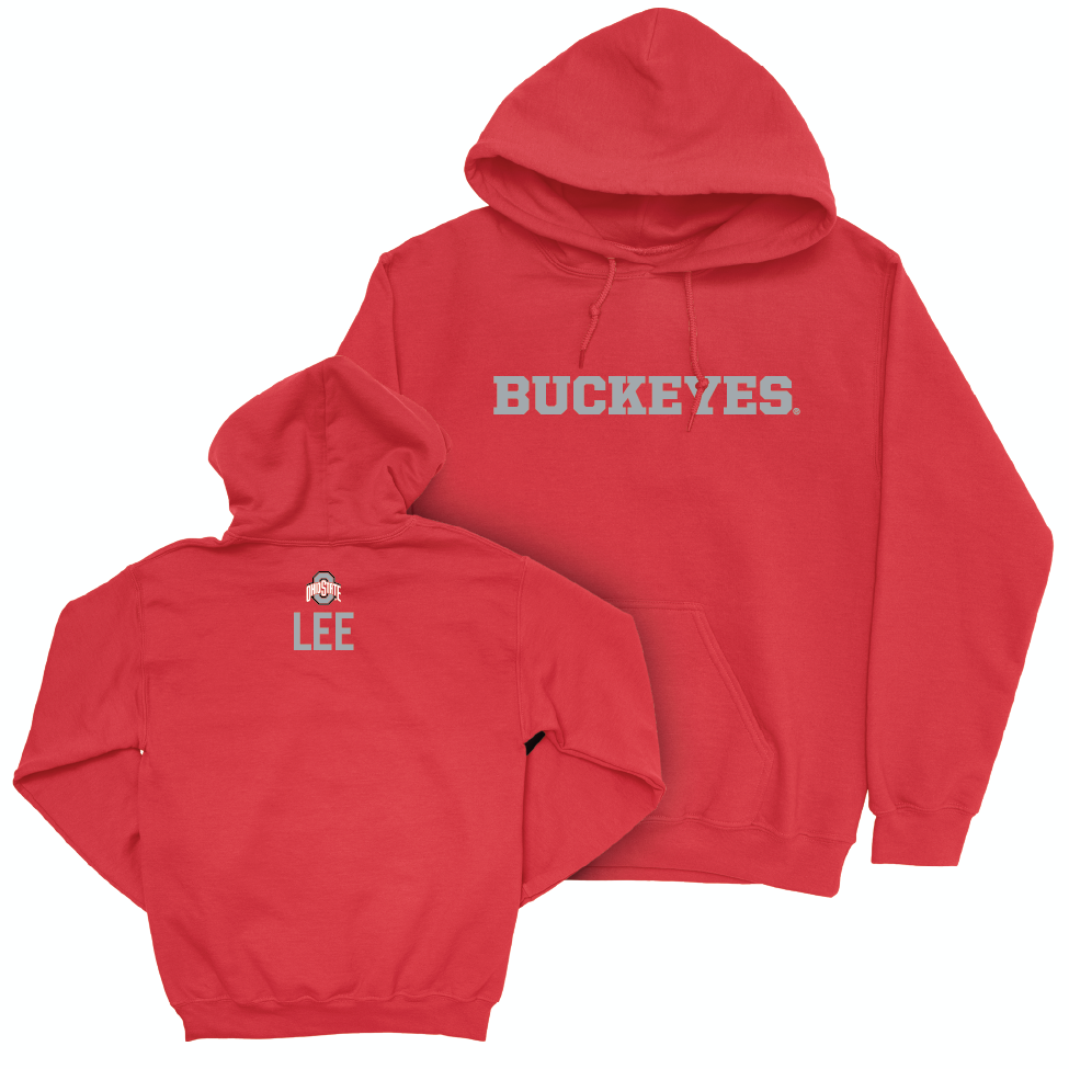 Ohio State Women's Fencing Red Sideline Hoodie - Alina Lee