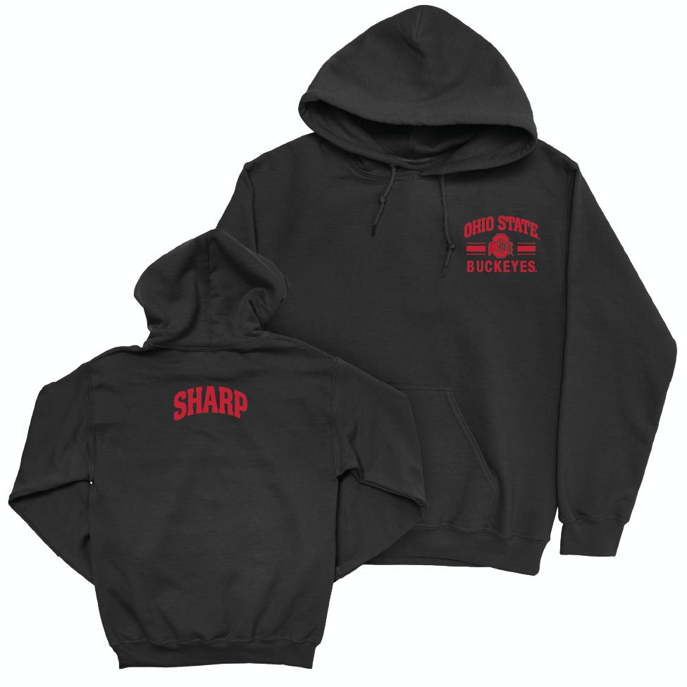 Ohio State Men's Cross Country Black Victory Hoodie - Noah Sharp