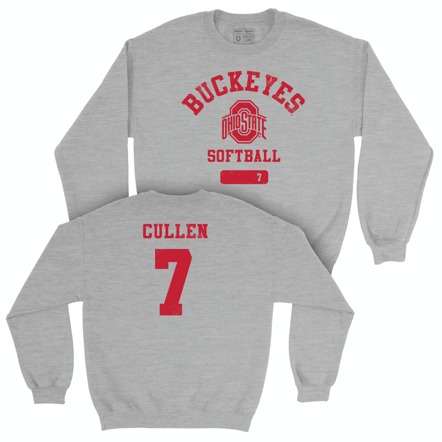 Ohio State Softball Sport Grey Varsity Crew - Reese Cullen