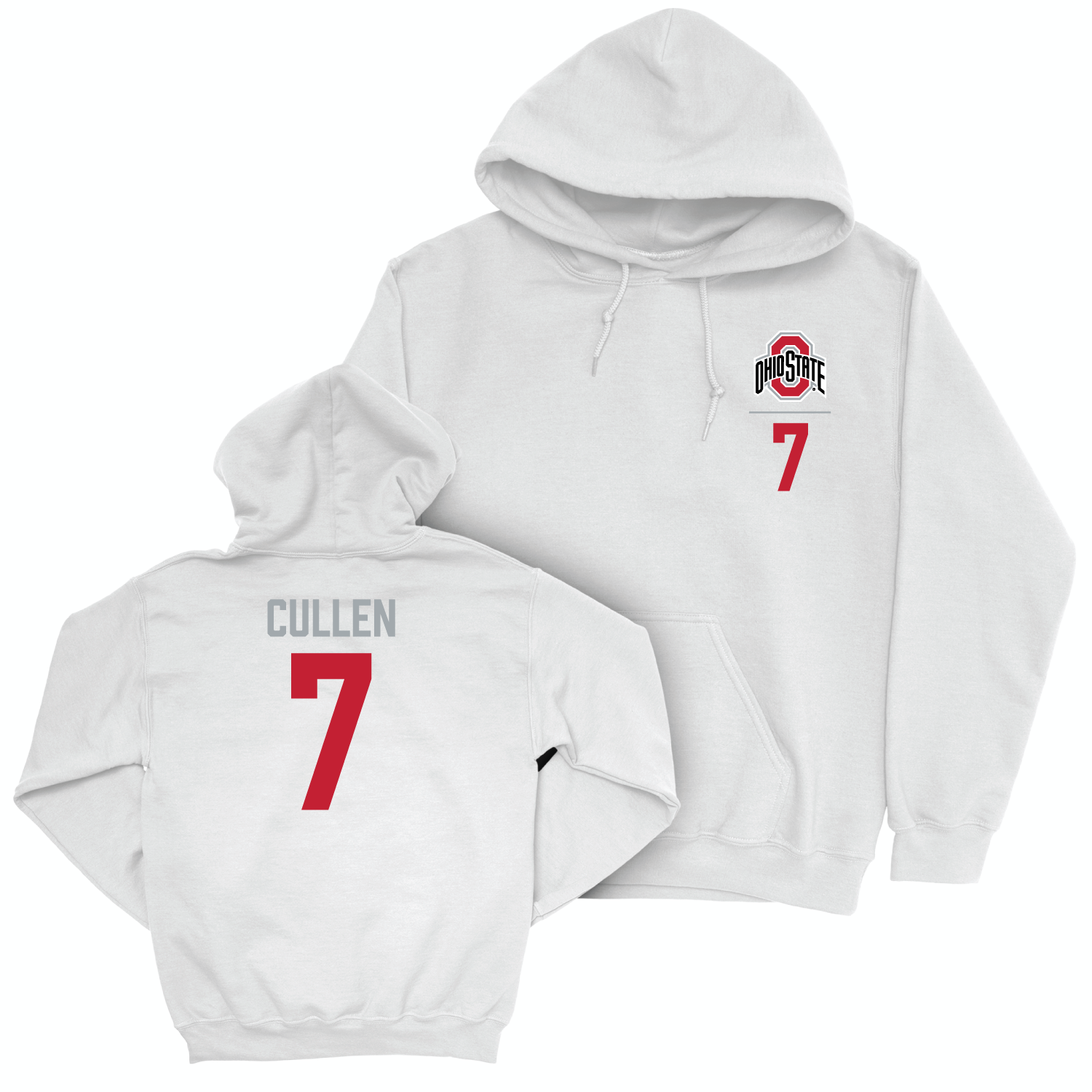 Ohio State Softball White Logo Hoodie - Reese Cullen
