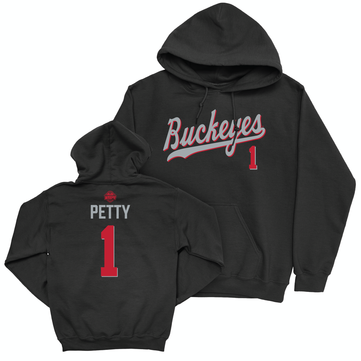 Ohio State Women's Basketball Black Script Hoodie - Ajae Petty