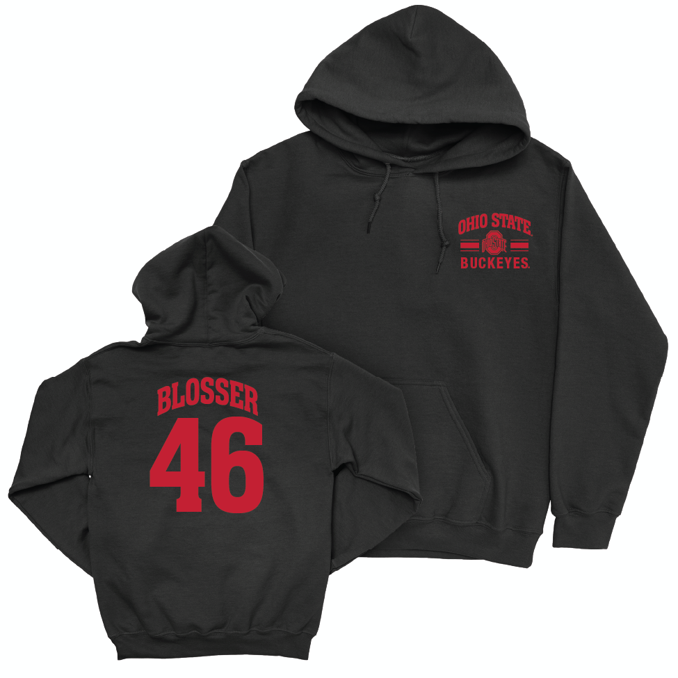 Ohio State Baseball Black Victory Hoodie - Hayden Blosser