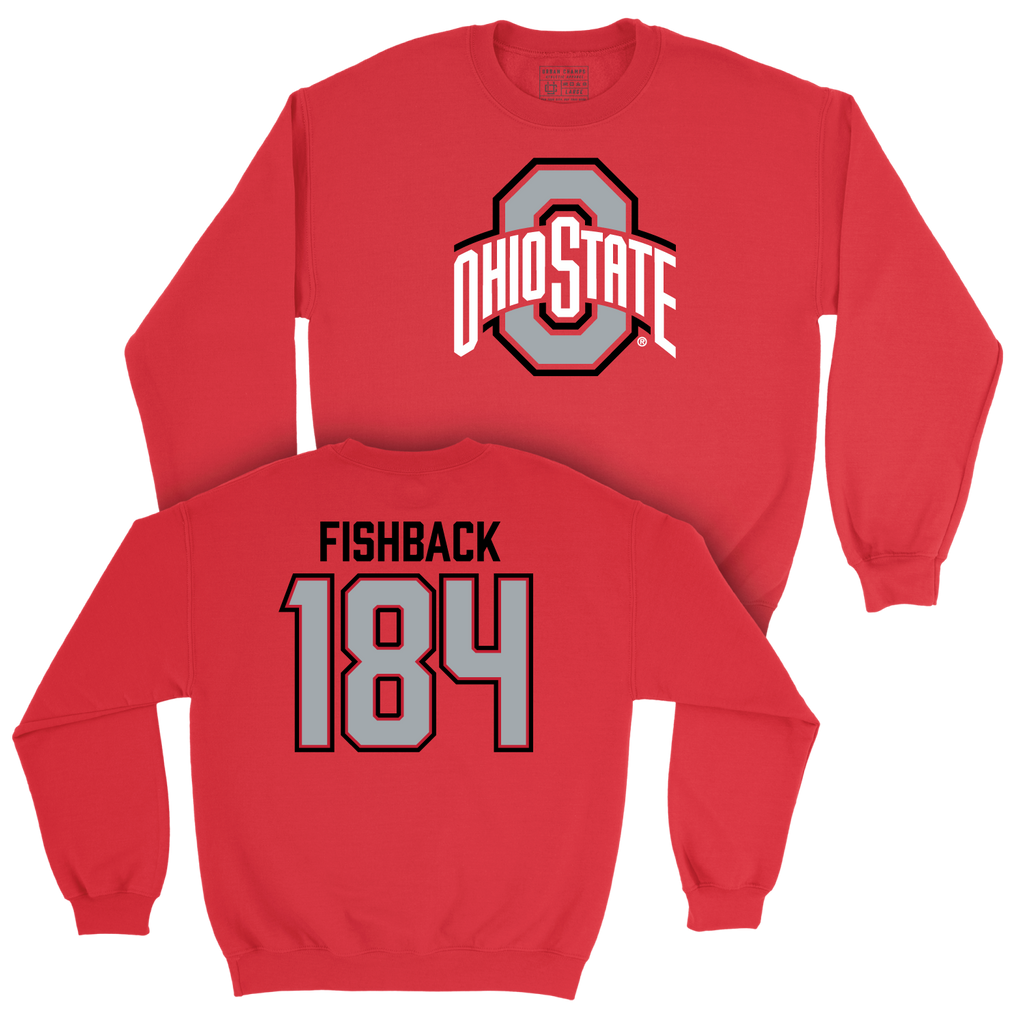 Ohio State Men's Wrestling Red Legacy Crew - Dylan Fishback