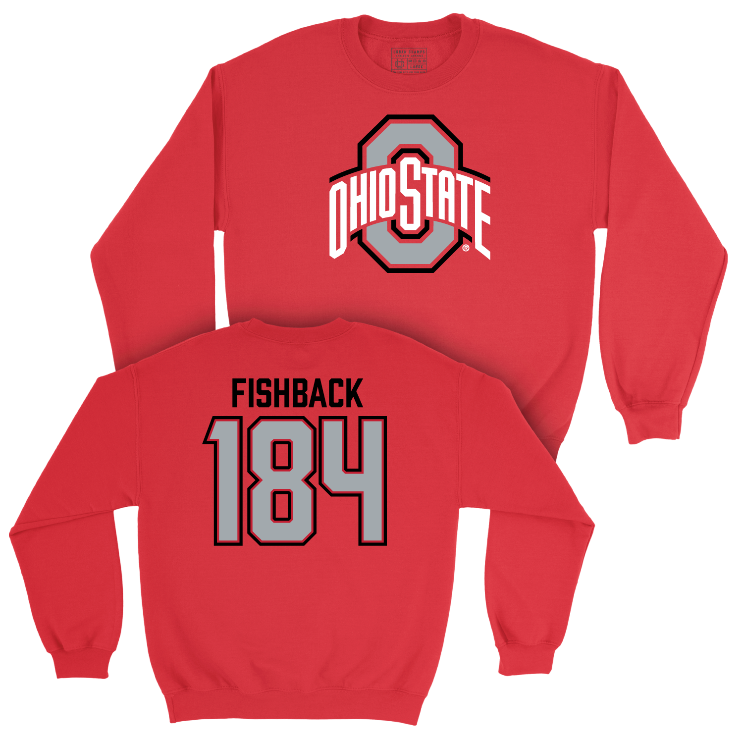 Ohio State Men's Wrestling Red Legacy Crew - Dylan Fishback