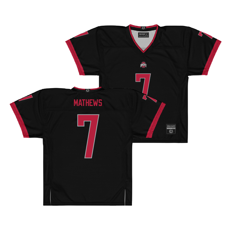 Ohio State Football Black Jersey  - Jermaine Mathews