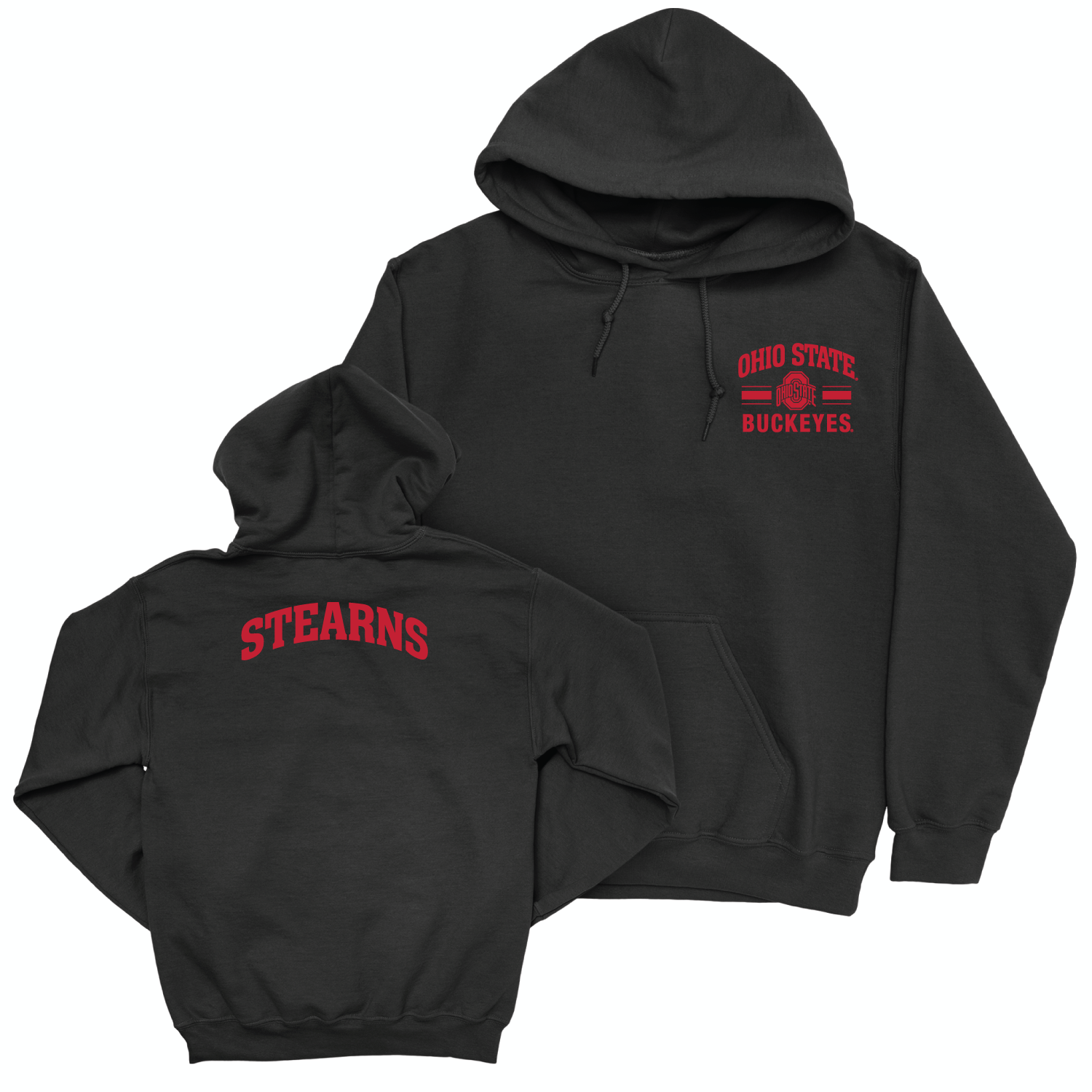 Ohio State Men's Tennis Black Victory Hoodie - Preston Stearns