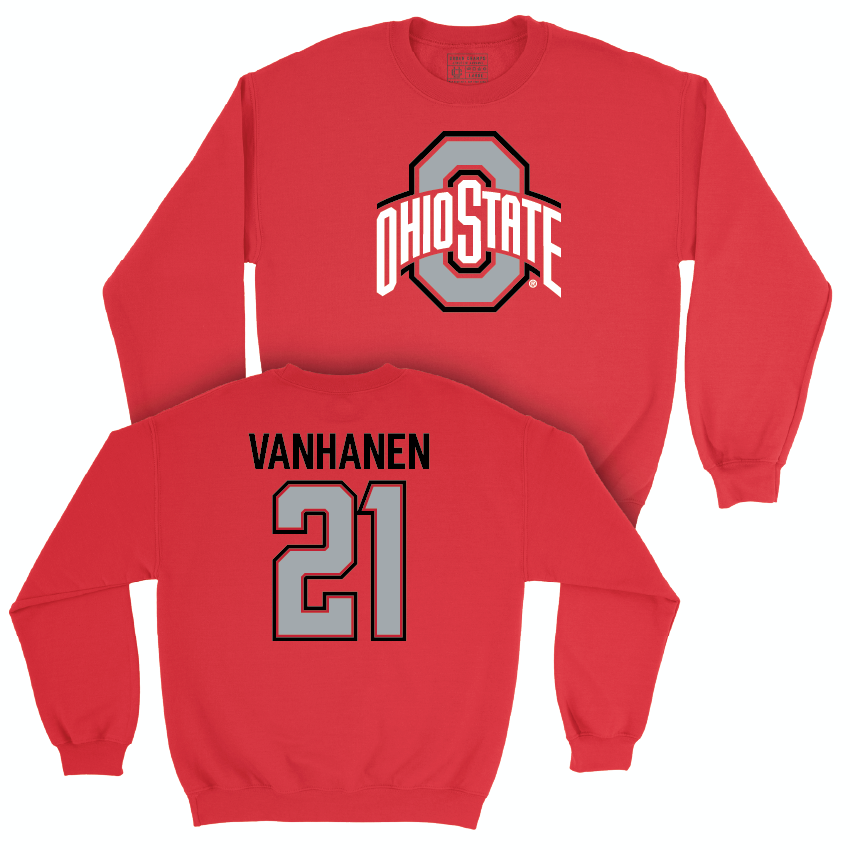 Ohio State Women's Ice Hockey Red Legacy Crew - Sanni Vanhanen