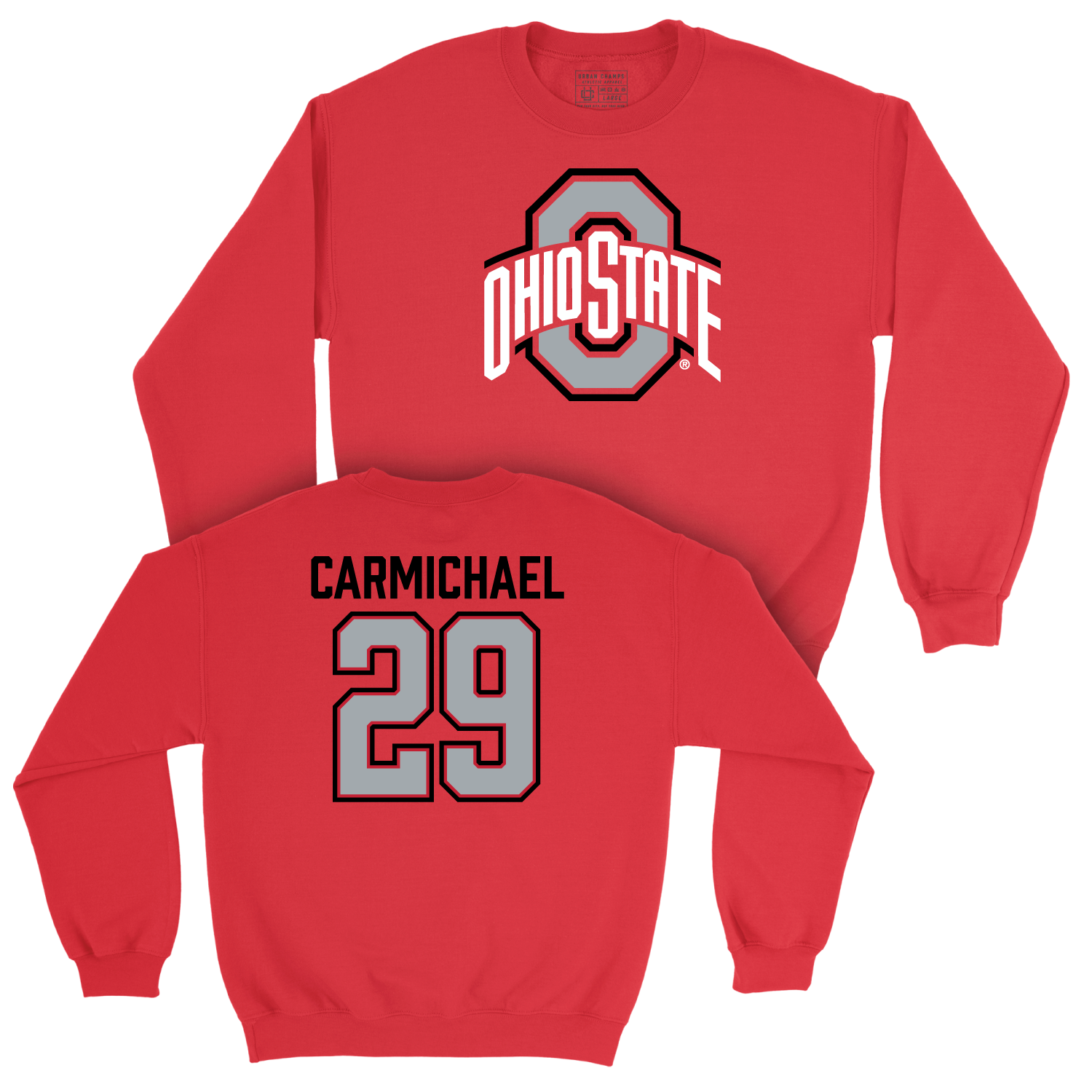 Ohio State Women's Ice Hockey Red Legacy Crew - kassidy Carmichael