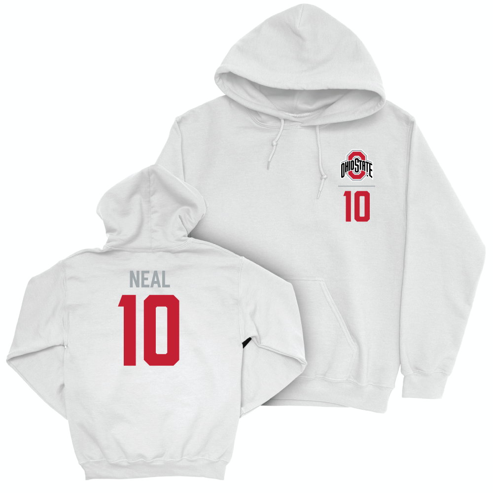 Ohio State Softball White Logo Hoodie - Izzy Neal