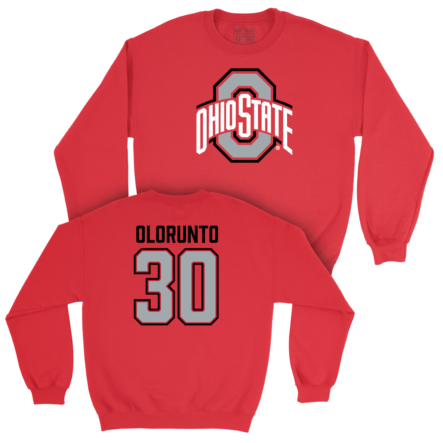 Ohio State Men's Soccer Red Legacy Crew - Justis Olorunto
