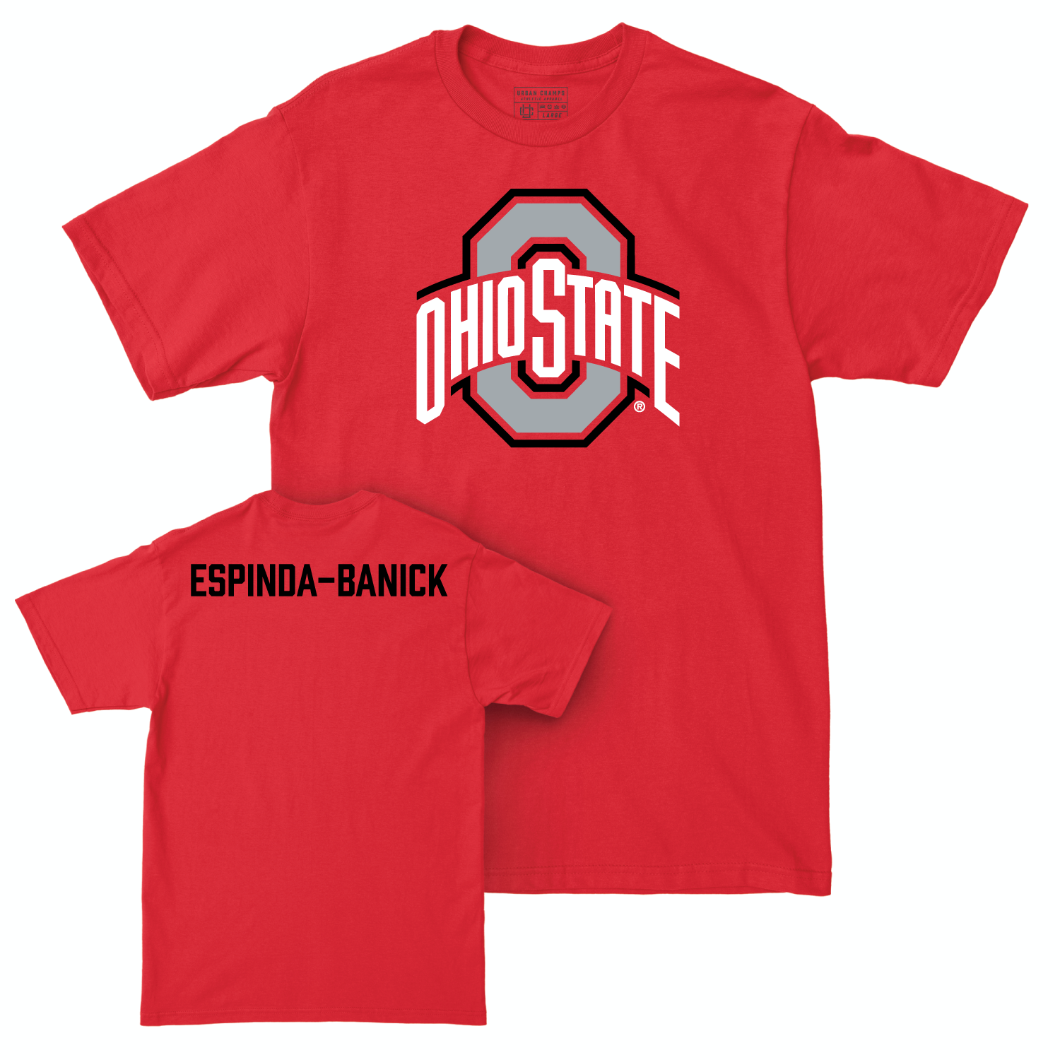 Ohio State Women's Cheerleading Red Legacy Tee - Bennet Espinda-Banick