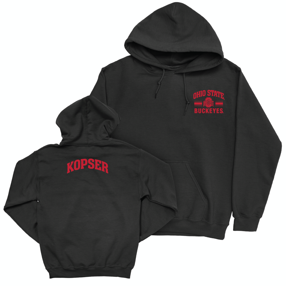 Ohio State Women's Cross Country Black Victory Hoodie - Allie Kopser