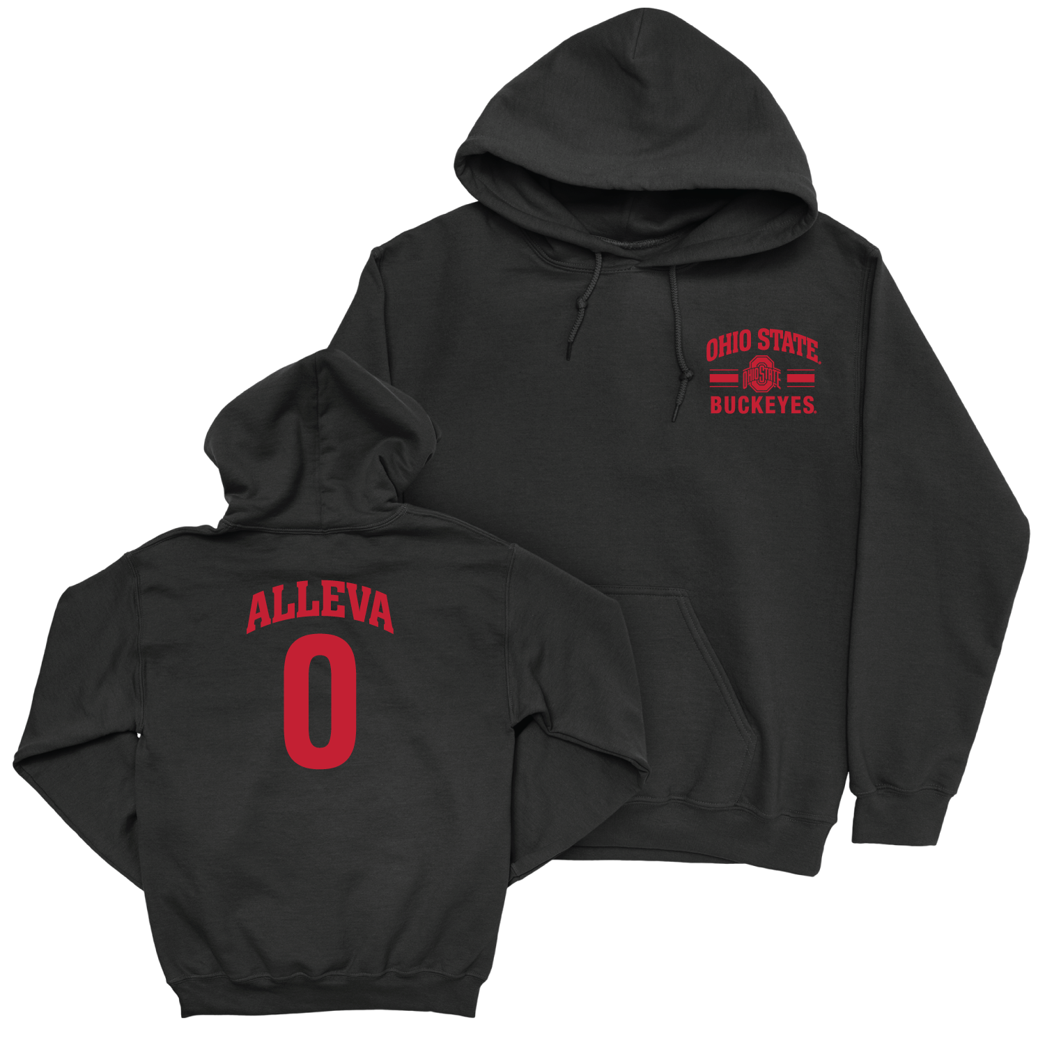 Ohio State Women's Field Hockey Black Victory Hoodie - Avery Alleva
