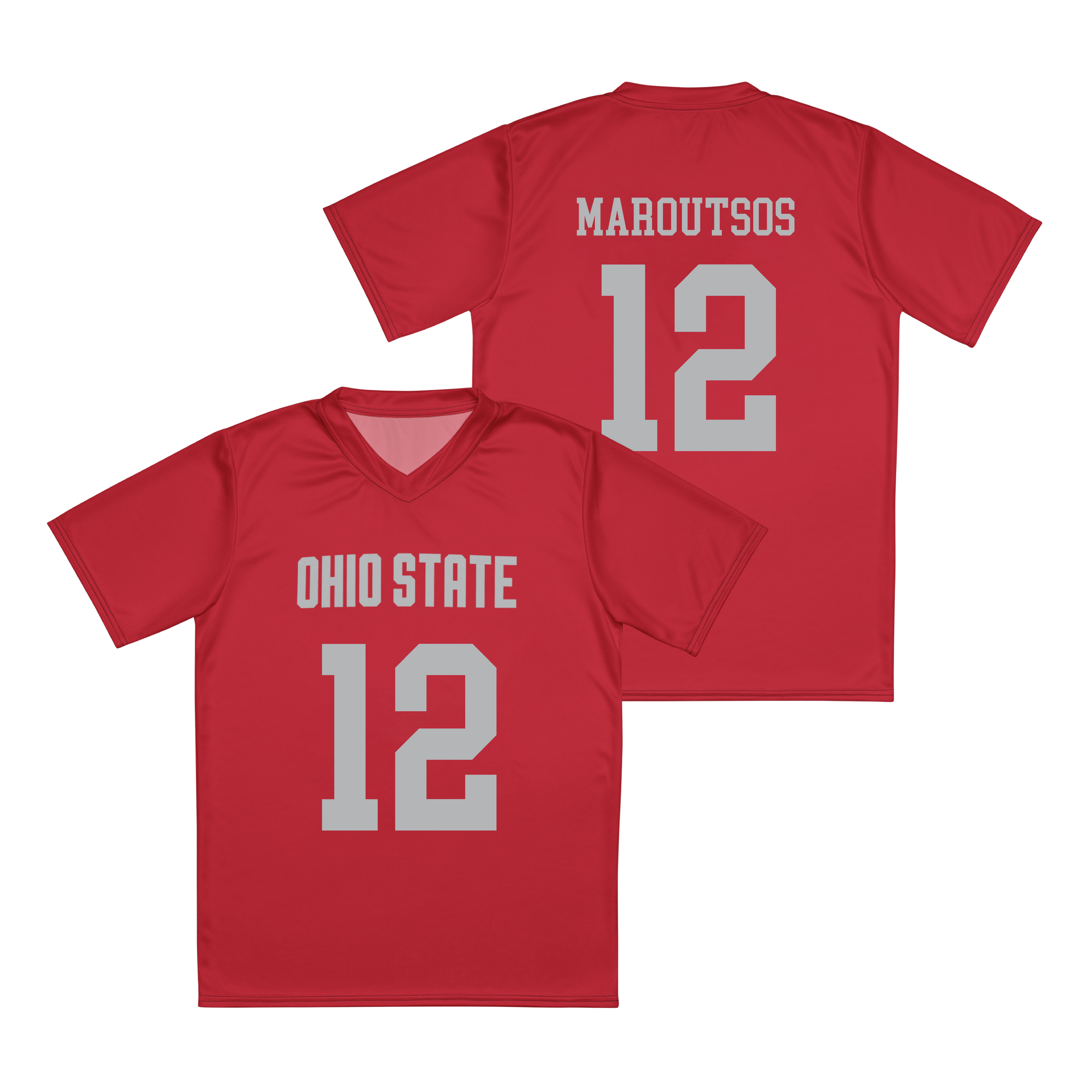 Ohio State Women's Lacrosse Red Jersey  - catie maroutsos