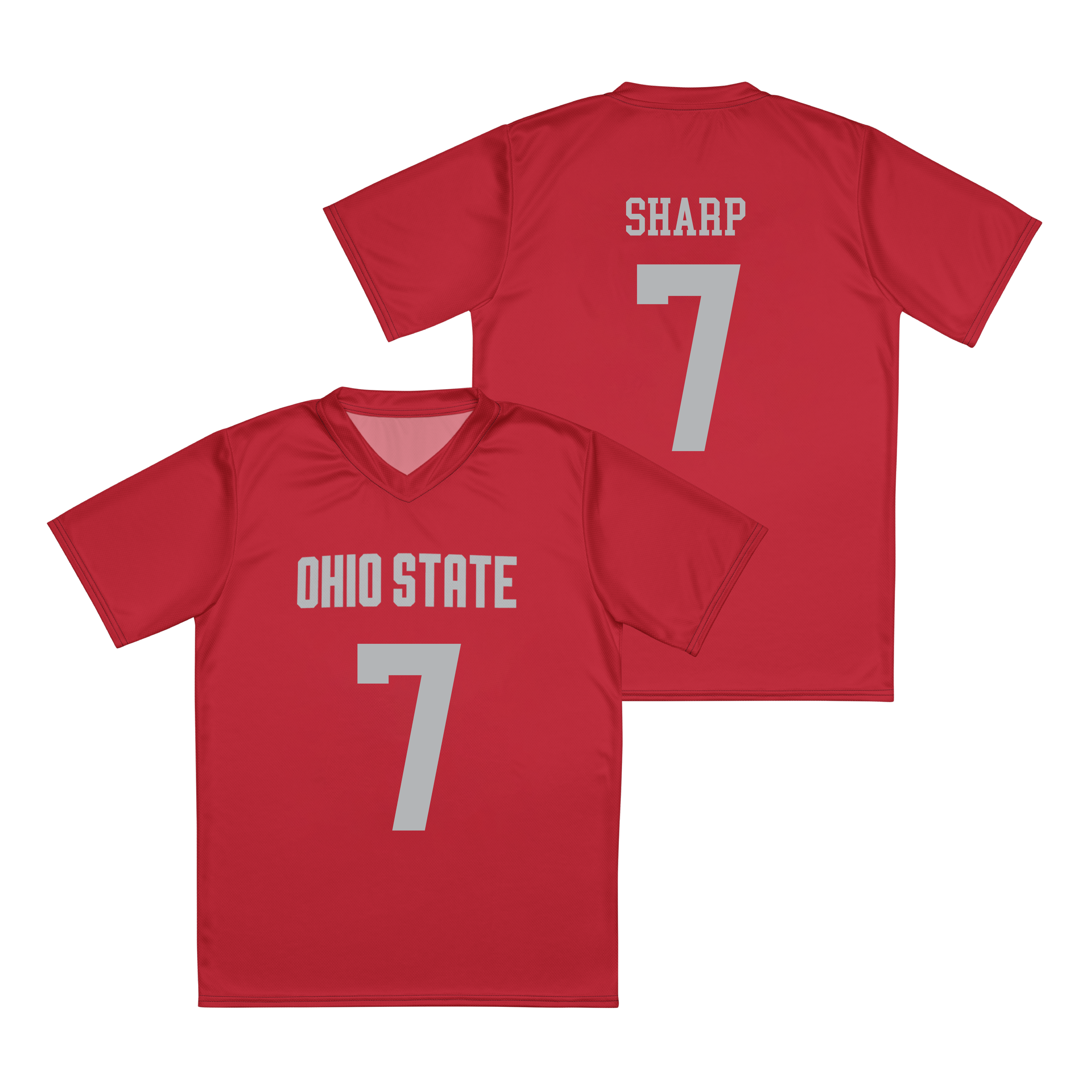 Ohio State Men's Lacrosse Red Jersey  - Brad Sharp