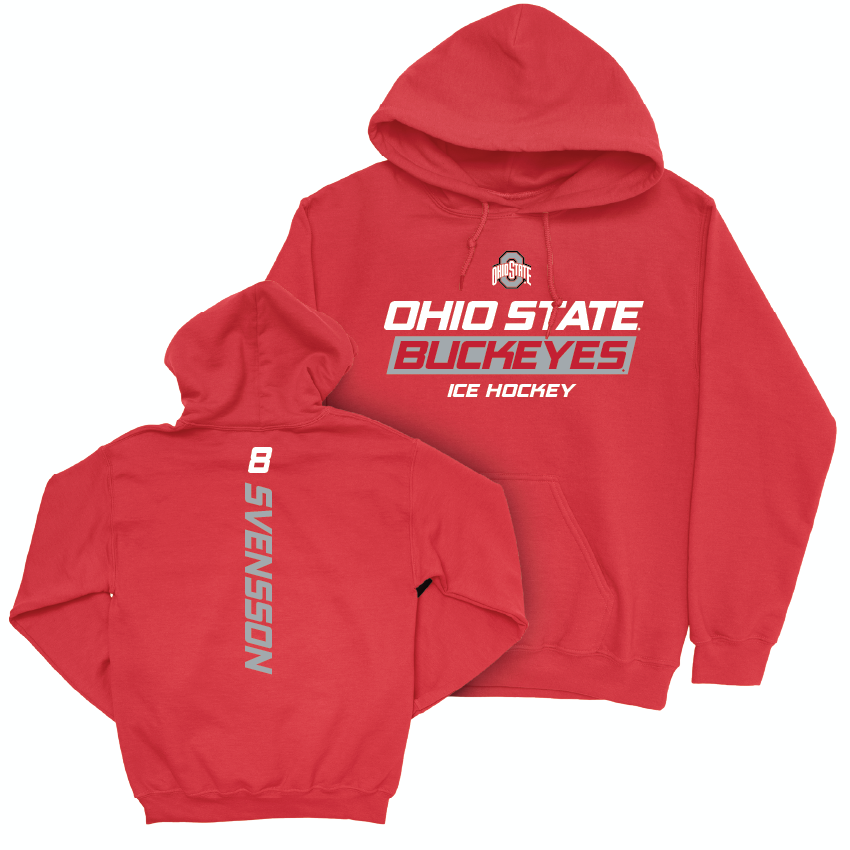 Ohio State Women's Ice Hockey Red Rush Hoodie - Hilda Svensson